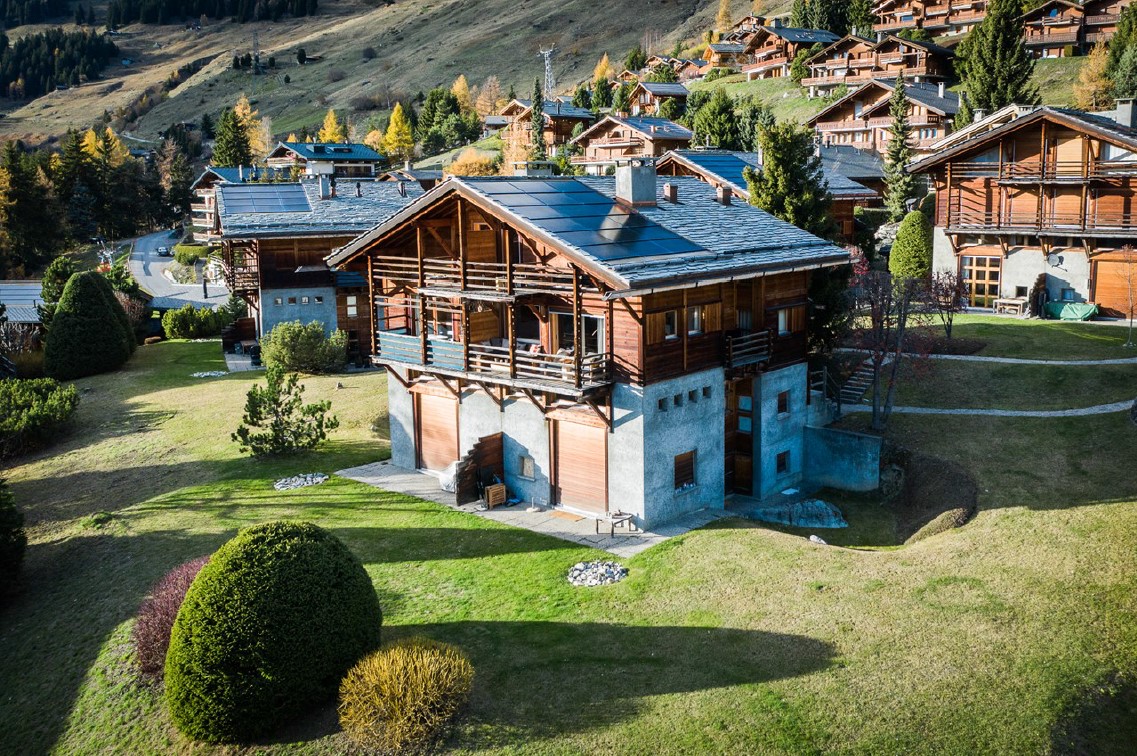 Luxury chalet outside